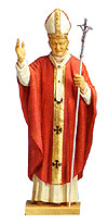 20 Inch Scale Pope John Paul II with Staff