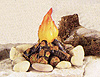 7.5 Inch Scale Campfires