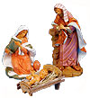 18 Inch Scale Polymer Holy Family Set