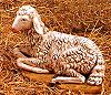 50 Inch Scale Seated Sheep