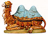 27 Inch Scale Seated Camel