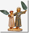 5 Inch Ira, Asher, Children with Palms.