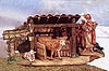 Fontanini 5 Inch Scale Animal Corral with Swinging Door