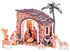 5 Inch Scale Lighted Stone Stable