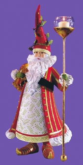 Patience Brewster Nicholas Santa Candle Holder