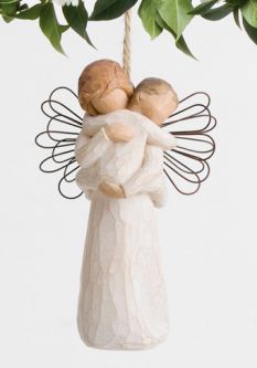 Willow Tree® Angel Embrace Ornament, Out of stock until Dec