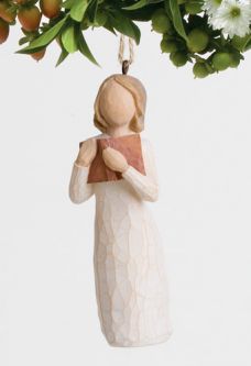 Willow Tree® Love of Learning Ornament, Out of stock until Aug