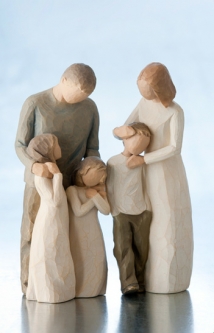 Willow Tree® Parents with 3 Children, Out of stock until August