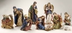 Joseph's Studio 10 Piece Nativity Set 4 to 19 Inches tall, Out of stock until Aug