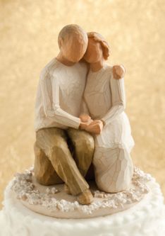 Willow Tree® Anniversary Cake Topper, Out of stock until Jan 2022