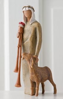 Willow Tree® Zampognaro - Shepherd with Bagpipe, Out of stock until Jan 2022