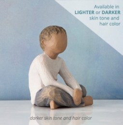 Willow Tree® Imaginative Child - Dark hair and skin version, Out of stock until April 2022