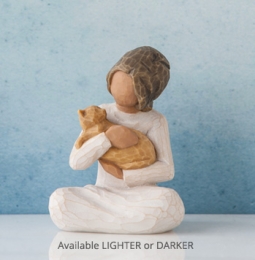 Willow Tree® Kindness girl, darker skin & hair Intro. 2015