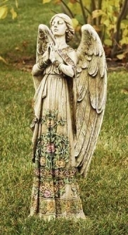 Joseph Studio 24 Inch Rose Praying Angel Garden Statue, Out of stock until October
