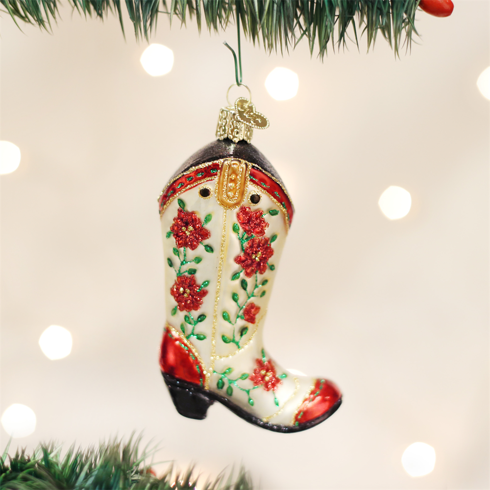 old world christmas christmas cowgirl boot ornament willow tree christmas story nativity set