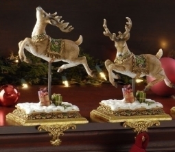Joseph's Studio® Deer stocking holder, set of 2