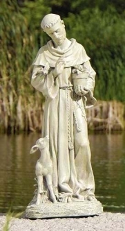 Joseph Studio 18 Inch St Francis w/fawn Garden Statuary