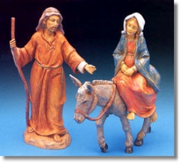 5 Inch Scale Journey to Bethlehem by Fontanini, Out of stock until Jan 2022