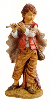 50 Inch Scale Michael, Boy with Flute by Fontanini