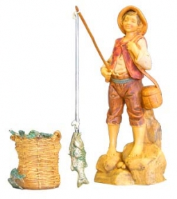 5 Inch Scale Jacob, Fisherman by Fontanini