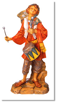 12 Inch Scale Jareth, Drummer Boy by Fontanini, Out of stock until Dec