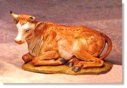 12 Inch Scale Seated Ox by Fontanini