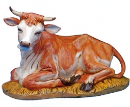 18 Inch Scale Seated Ox by Fontanini, Out of stock until June 2024