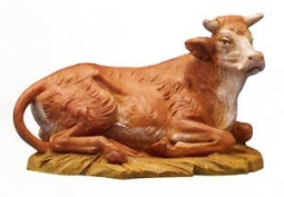 5 Inch Scale Seated Ox by Fontanini