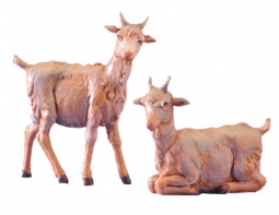 5 Inch Scale Goats by Fontanini