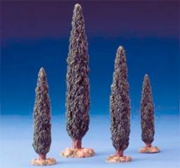 5 Inch Scale Cypress Trees by Fontanini