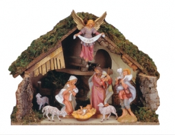 7.5 Inch Scale Nativity Stable by Fontanini - Figures sold separately, Out of stock until March