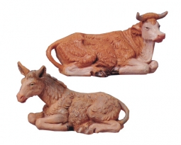 3.5 Inch Scale Ox and Donkey