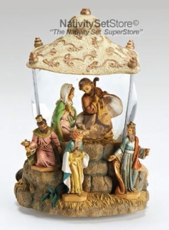 Three Kings Musical Glitterdome by Fontanini