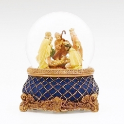 6.75 Inch Musical 3 Kings Glitterdome by Fontanini