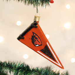Old World Christmas® Oregon State Beavers NCAA Pennant Glass Ornament