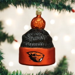 Old World Christmas® Oregon State Beavers NCAA Beanie Glass Ornament