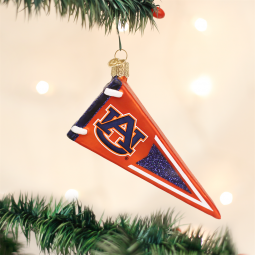 Old World Christmas® Auburn Tigers NCAA Pennant Glass Ornament