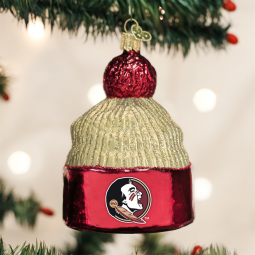 Old World Christmas® Florida State Seminoles NCAA Beanie Glass Ornament