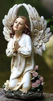 Joseph's Studio 16 Inch Kneeling Angel Garden Statuary