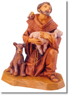 5 Inch Scale St. Francis of Assisi by Fontanini