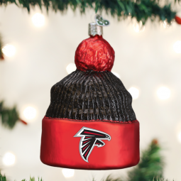 Old World Christmas® NFL Atlanta Falcon Beanie Glass Ornament