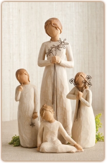 Willow Tree® Grateful Friendship Remember Thoughtful Child Family, Out of stock until March